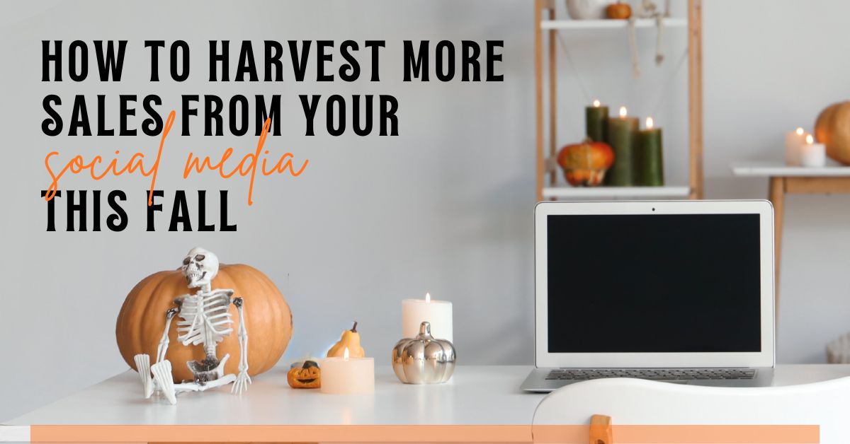how to harvest more sales from your social media this fall